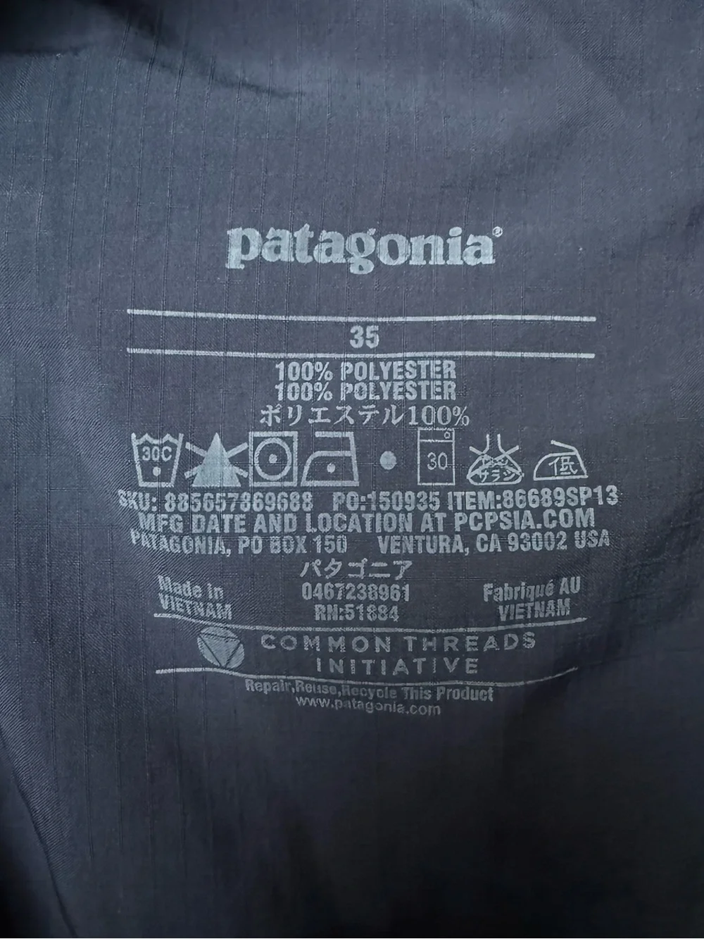 Patagonia men minimalist